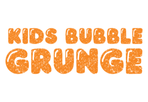 Alternative view of Kids Bubble Grunge Font