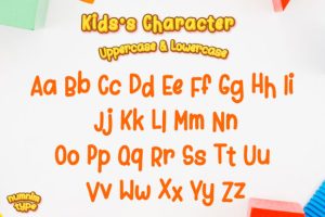 Alternative view of Kids Font