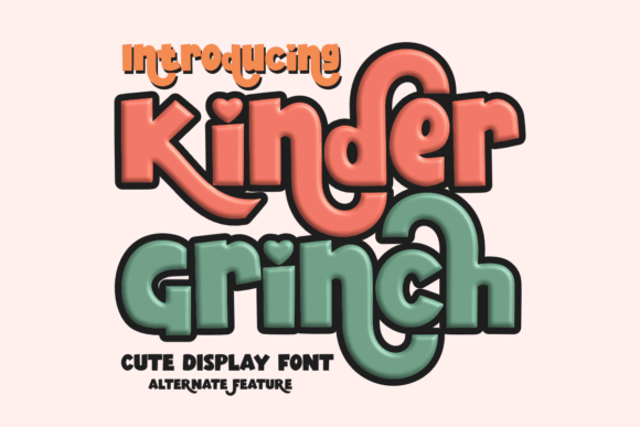 Kinder Grinch Font