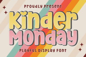 Kinder Monday Font