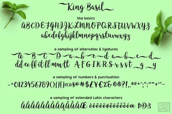 King Basil Font - Image 2