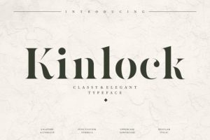 Kinlock Font