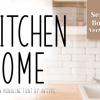 Kitchen Home Font