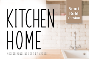Kitchen Home Font
