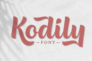 Kodily Font