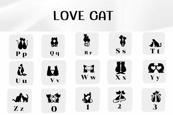 Love Cat Font - Image 3