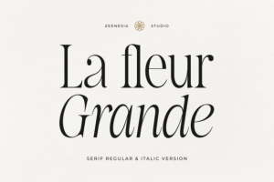 La Fleur Grande Font
