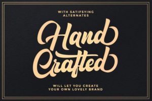 Alternative view of La Vintage Font