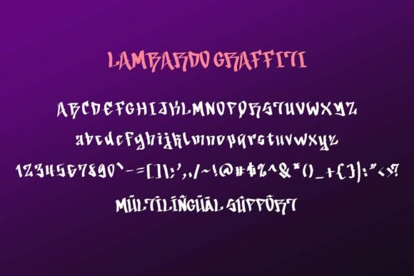 Lambardo Graffiti Font - Image 5