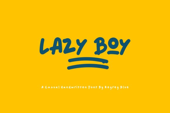 Lazy Boy Font