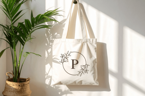 Leafy Monogram Font - Image 2