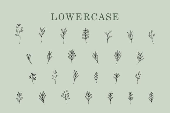 Leaves Font - Image 3