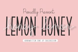 Lemon Honey Font