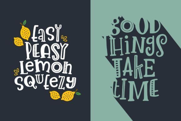 Lemon Slice Font - Image 5