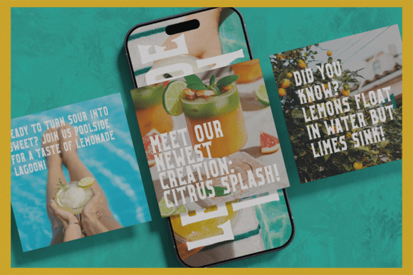 Lemonade Lagoon Font - Image 9