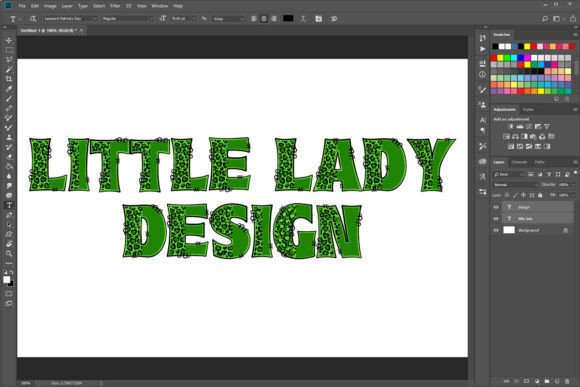 Leopard Patrick's Day Font - Image 3