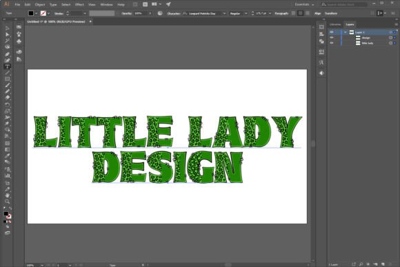 Leopard Patrick's Day Font - Image 4