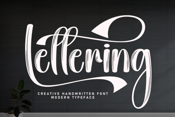 Lettering Font