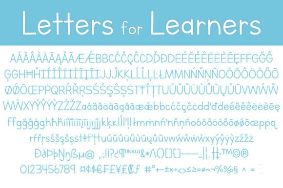 Letters for Learners Font - Image 3