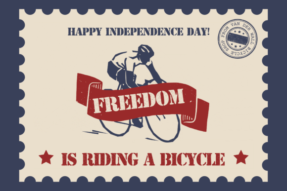 Liberty Stencil Font - Image 4