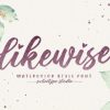 Likewise Font