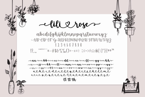 Lilirose Font - Image 8