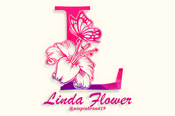 Linda Flower Monogram Font