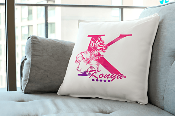 Linda Flower Monogram Font - Image 2