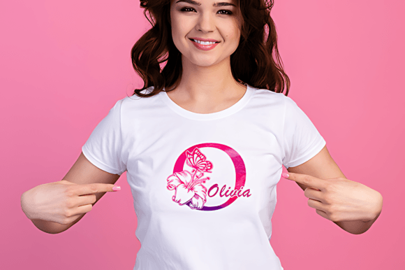 Linda Flower Monogram Font - Image 3