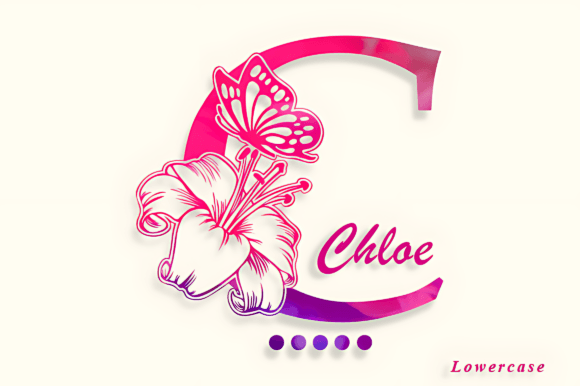 Linda Flower Monogram Font - Image 4