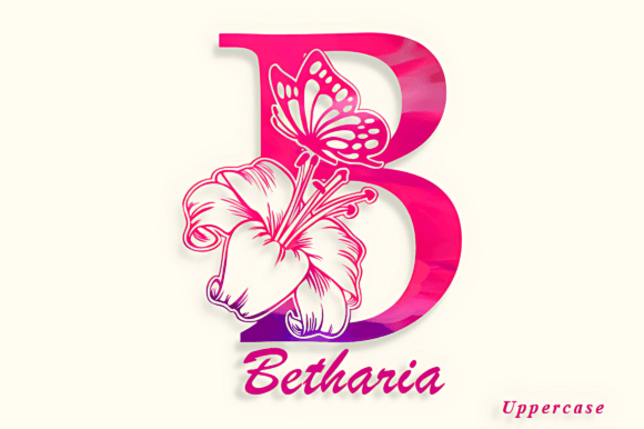 Linda Flower Monogram Font - Image 5