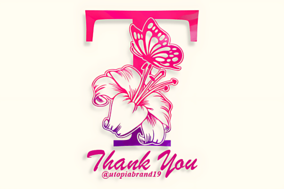 Linda Flower Monogram Font - Image 6