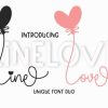 Line Love Duo Font