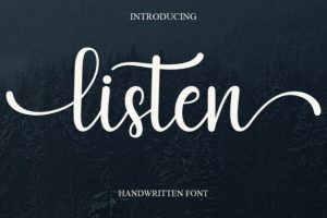 Listen Font