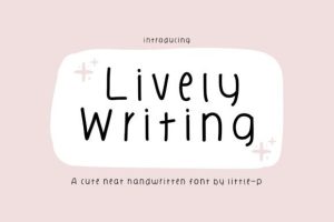 Lively Writing Font