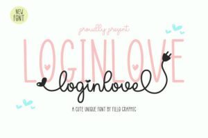Login Love Font