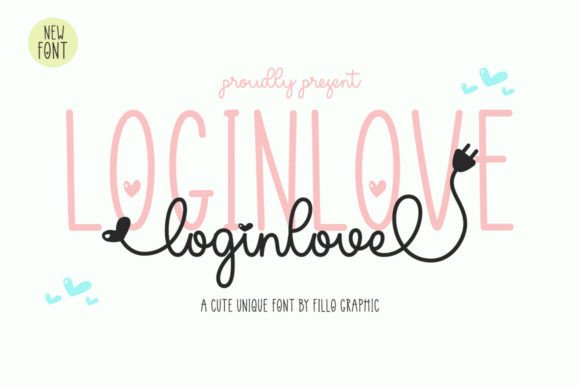 Login Love Font