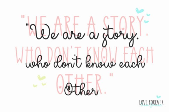 Login Love Font - Image 2