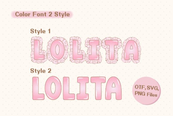 Lolita Coquette Font - Image 2