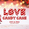 Love Candy Cane Font