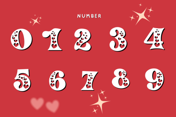 Love Heart Font - Image 3