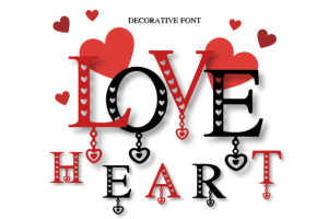 Love Heart Font