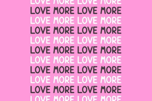 Love More Font - Image 7
