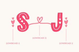 Alternative view of Love Struck Font