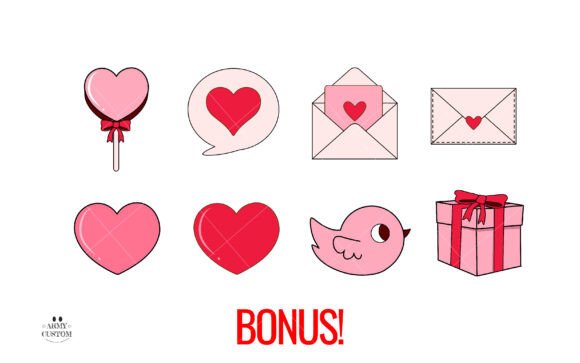 Love Valentine's Dog Paw Font - Image 6