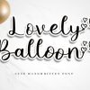 Lovely Balloon Font