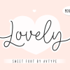 Lovely Monoline Font