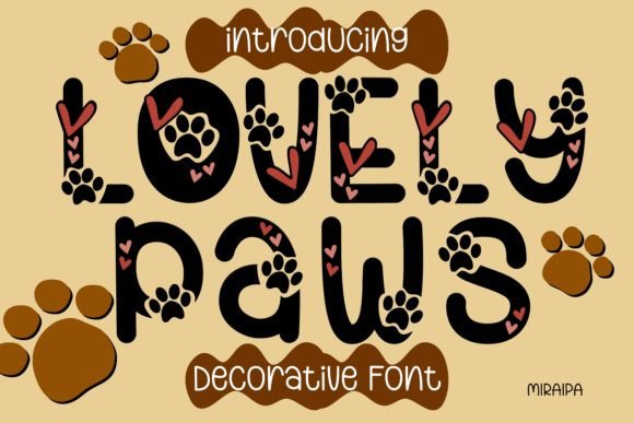 Lovely Paws Font Font