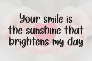 Alternative view of Lovely Smile Font
