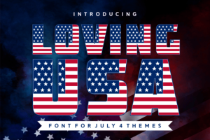Loving Usa Font